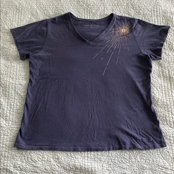 Life Is Good Navy Blue Short Sleeve Tee - Picture 1 of 3